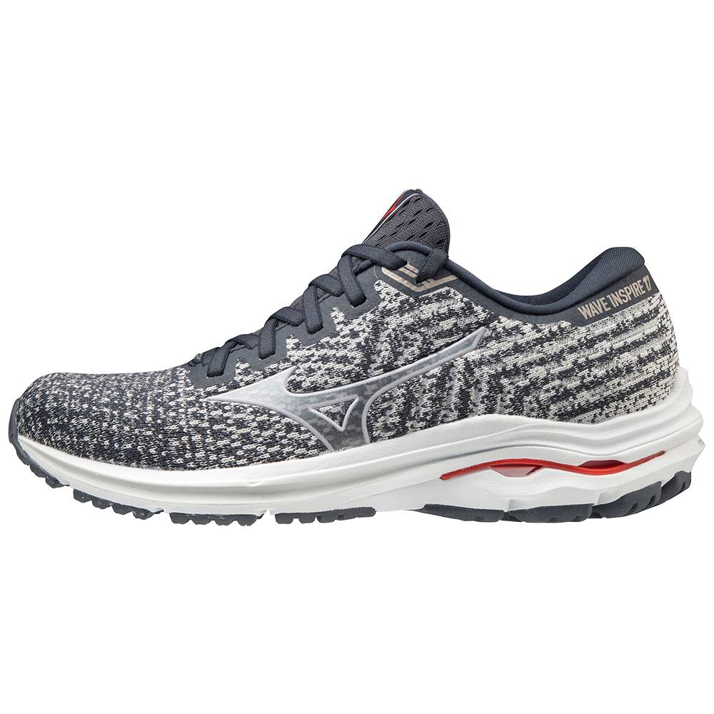 Mizuno Women's Wave Inspire 17 WAVEKNIT Running Shoes Grey (411311-XMV)